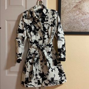 Black Rivet trench coat